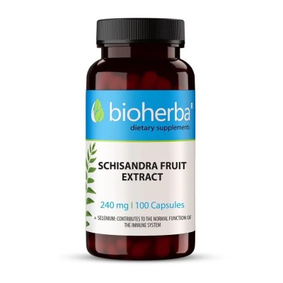 ШИЗАНДРА ПЛОД / SCHISANDRA FRUIT/, 240mg 100 капсули