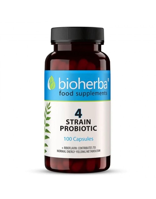 ПРОБИОТИК / PROBIOTIC 4 ЩАМА,  100 КАПСУЛИ
