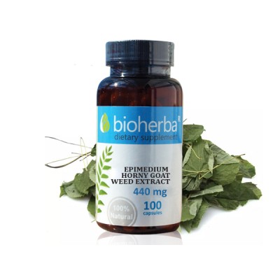 EPIMEDIUM - РАЗГОНЕН КОЗЕЛ ЕКСТРАКТ 440 МГ, 100 КАПСУЛИ    