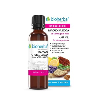 МАСЛО ЗА ИЗТОЩЕНА КОСА, 50мл