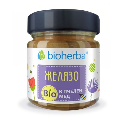 Желязо в Био Пчелен мед, 280 гр.