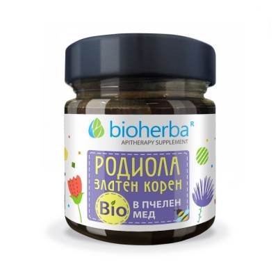 Родиола – Златен корен в Био Пчелен мед, 280 гр.