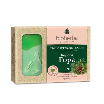 Ръчен глицеринов сапун Борова гора, 120 гр.