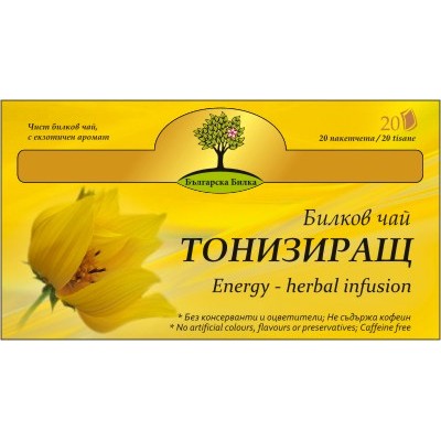 ЧАЙ ТОНУС ЗА ЕНЕРГИЯ, 20 ФИЛТЪР, 30ГР